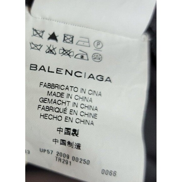 Balenciaga Black Silk Animal Scale Pattern Side Draped Dress - Picture 8 of 11